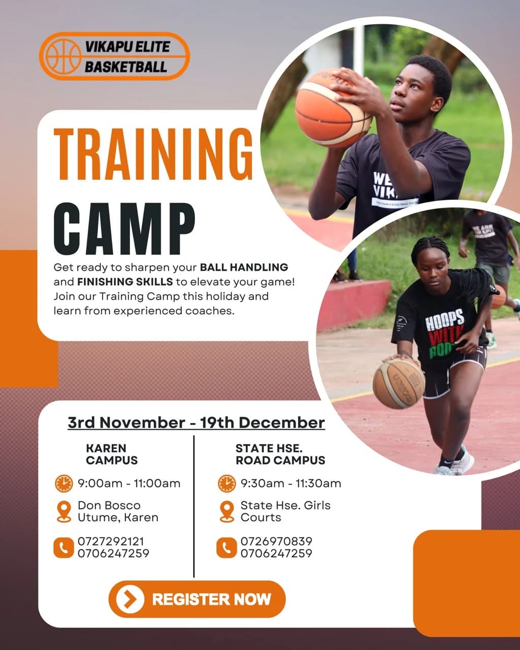 Vikapu Elite Basketball Academy - December Holiday Training Camp, 3 Nov to 19 Dec